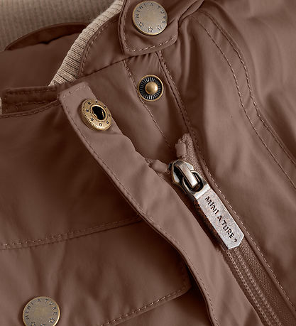 Mini A Ture Flyverdragt - MatWisti Fleece - Chestnut Brown