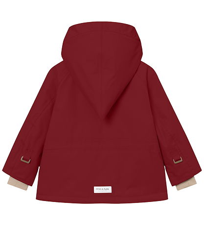 Mini A Ture Vinterjakke - MatWang Fleece - Red Merlot