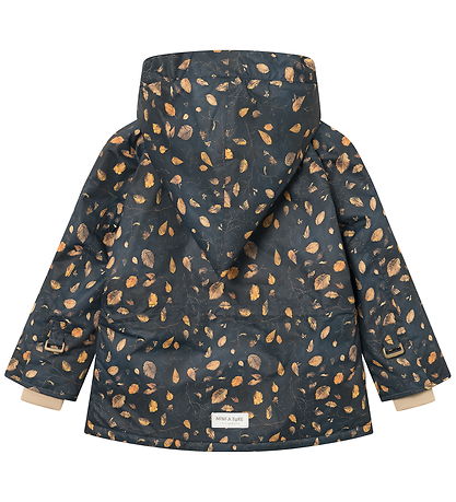 Mini A Ture Vinterjakke - MatWang Fleece - Falling Leaves