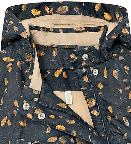 Mini A Ture Vinterjakke - MatWang Fleece - Falling Leaves