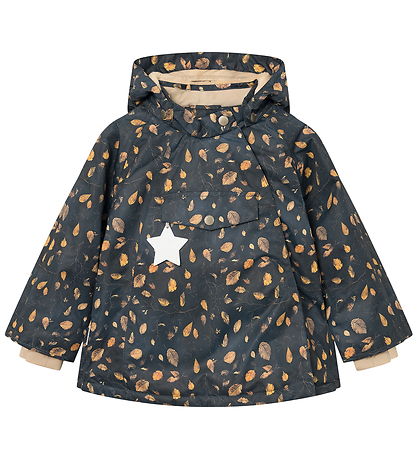 Mini A Ture Vinterjakke - MatWang Fleece - Falling Leaves