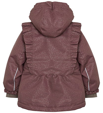 En Fant Jakke -  Frills - AOP -  Rose Taupe