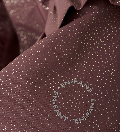 En Fant Jakke -  Frills - AOP -  Rose Taupe