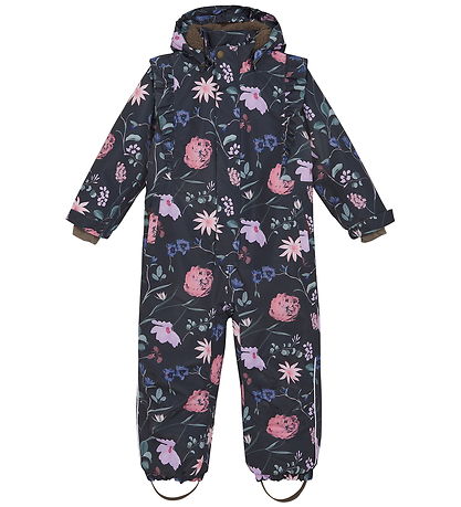 En Fant Flyverdragt - m. Teddy - Frills - Ebony