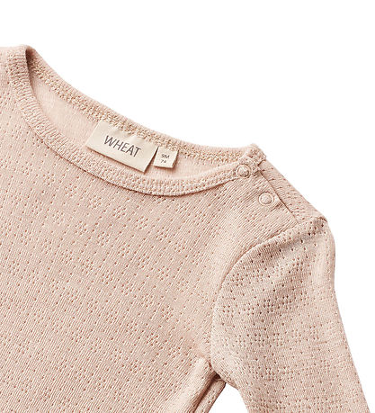 Wheat Body l/æ - Uld/Silke - Hulmønster - Liea - Pale Lilac