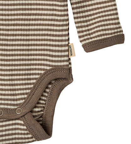 Wheat Body l/æ - Uld - Rib - Lucca - Wood Stripe