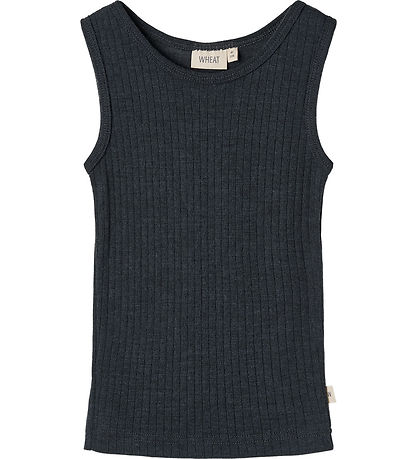 Wheat Undertrøje - Uld/Silke - Iggy - Navy