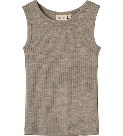 Wheat Undertrøje - Uld/Silke - Iggy - khaki melange