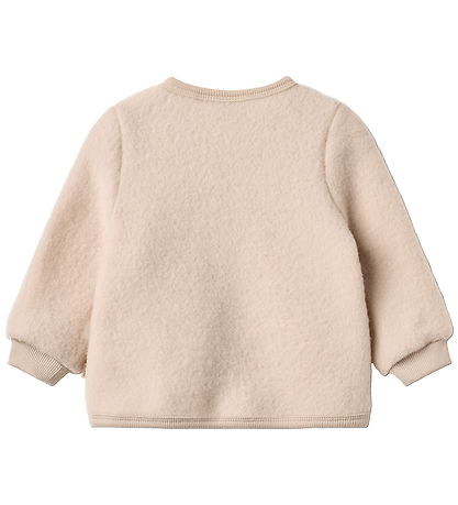 Wheat Cardigan - Uld - Fleece - Kari - Pale Lilac