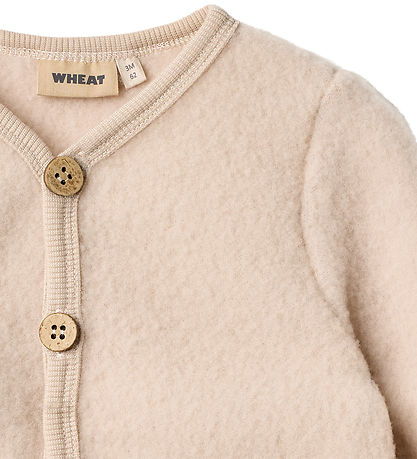 Wheat Cardigan - Uld - Fleece - Kari - Pale Lilac