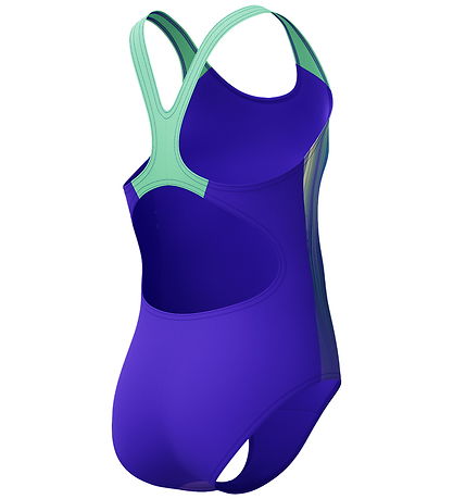 Speedo Badedragt - Digi Placement Splashback - Blue/Purple