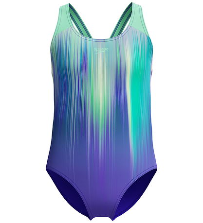 Speedo Badedragt - Digi Placement Splashback - Blue/Purple