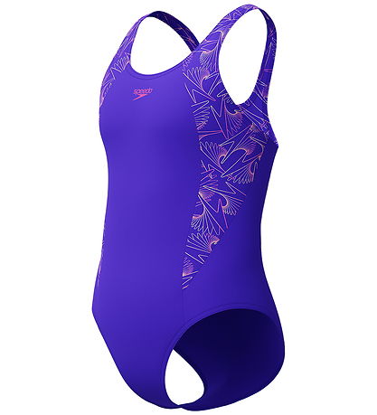 Speedo Badedragt - HyperBoom Splice Muscleback - Blue/Purple