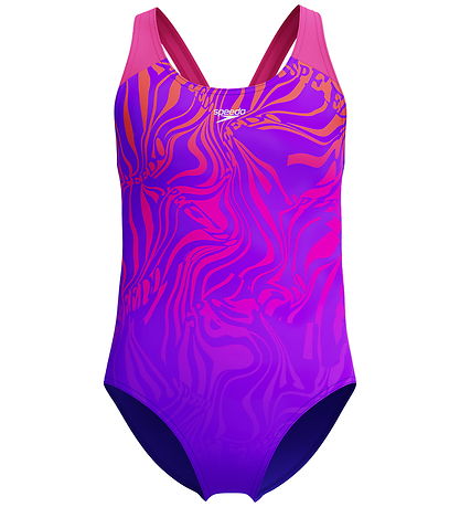 Speedo Badedragt - Digital Placement Splashback - Blue/Purple