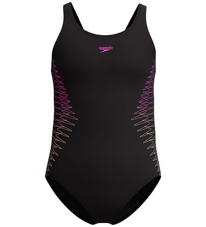 Speedo Badedragt - Placement Muscleback - Orange