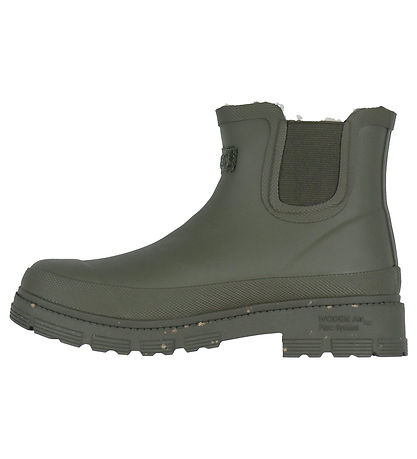 Woden Gummistøvler - Liv Warm Waterproff - Dark Olive