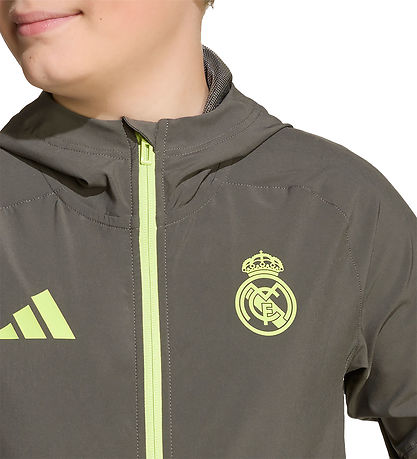 adidas Performance Træningsjakke - Real C VT J Y - UTIGRE/SEFRYE