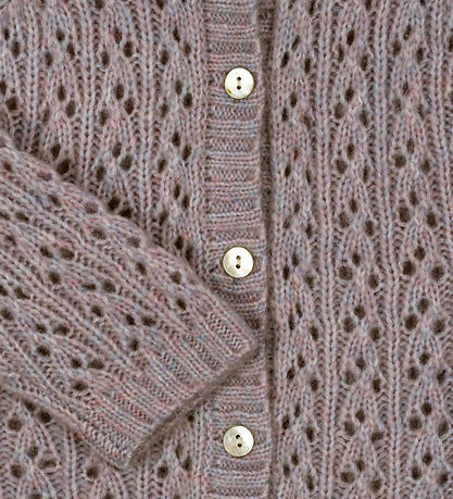 Konges Sløjd Cardigan - Uld - Strik - Isa - Lavender Mist 