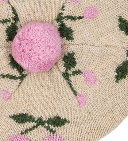 Konges Sløjd Hue - Beret - Uld - Belou - Cherry