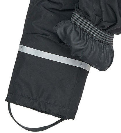 Mikk-Line Skibukser m. Seler - Recycled - Sort