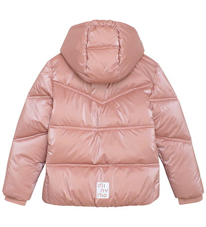 Minymo Vinterjakke - Quilted - Shiny - Misty Rose