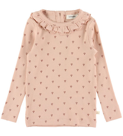 Lil Atelier Bluse  - Rib - NmfGago - Cameo Rose