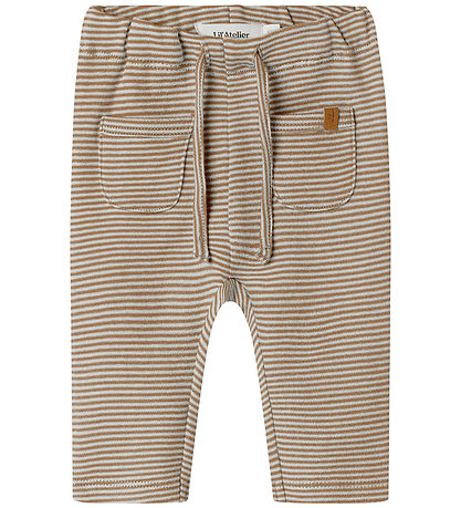 Lil Atelier Bukser - NbmOhio - Turtledove/Sepia Tint