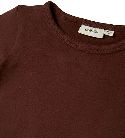 Lil' Atelier Bluse - Slim - NmfThora - Hot Chocolate