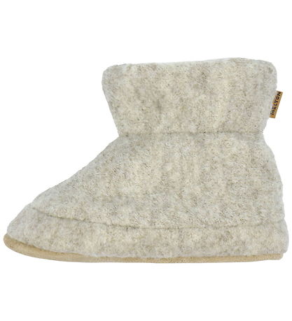 Melton Hjemmesko - Beige Melange