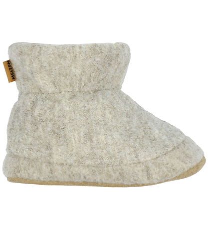 Melton Hjemmesko - Beige Melange