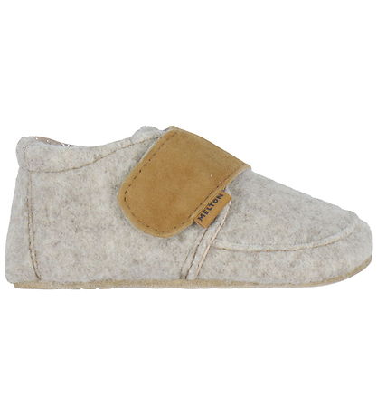 Melton Hjemmesko - Beige Melange