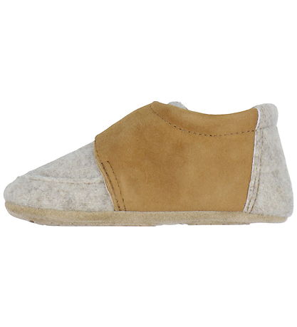 Melton Hjemmesko - Beige Melange