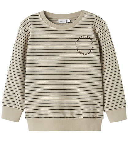 Name It Sweatshirt - NmmOmero - Island Fossil m. Striber