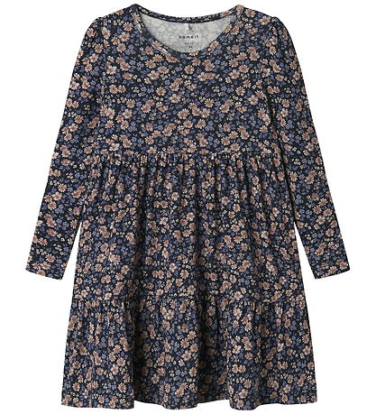 Name It Kjole - NmfOalia - Navy Blazer m. Blomster