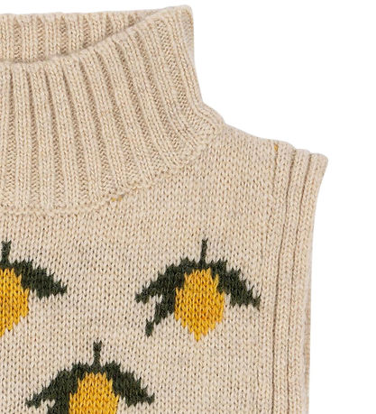 Konges Sløjd Halsedisse - Uld - Strik - Belou - Lemon