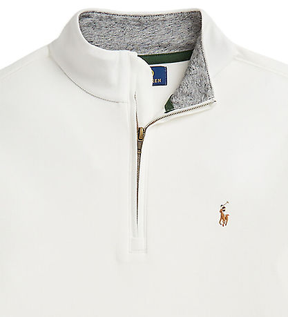 Polo Ralph Lauren Bluse m. Lynlås - Cream