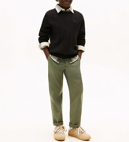 Tommy Hilfiger Bukser - Cargo - Pewter Green