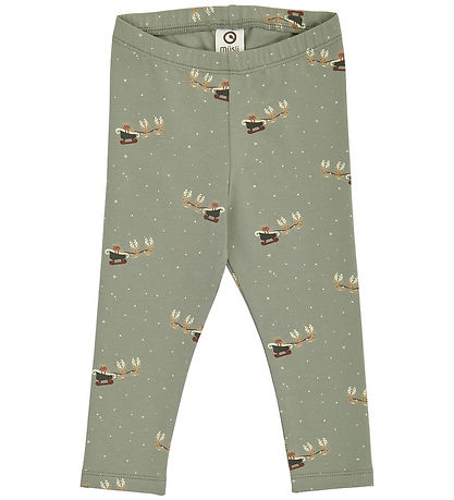 Müsli Leggings - Christmas - Shadow/Deep Green/Balsam Cream
