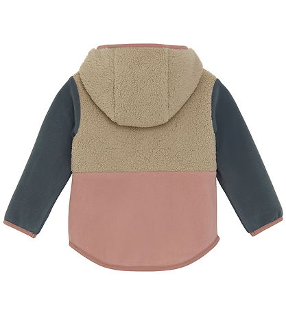 Color Kids Fleece Jakke - Baby Teddy - Woodrose