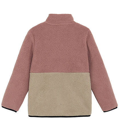 Color Kids Fleece Jakke - Woodrose
