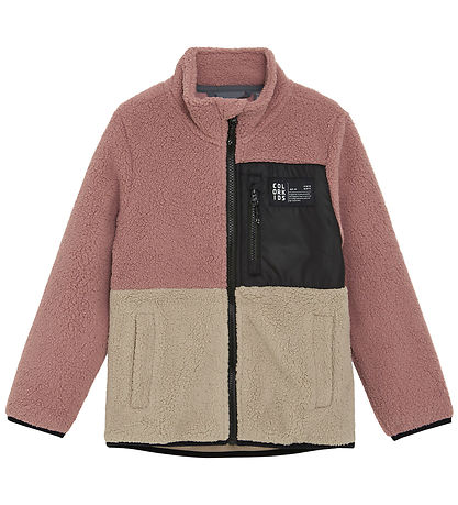 Color Kids Fleece Jakke - Woodrose