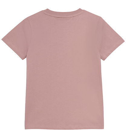 Color Kids T-shirt - w. Print - Woodrose