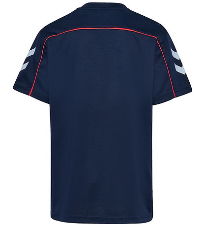 Hummel T-shirt - hmlJR Performance - Dress Blues