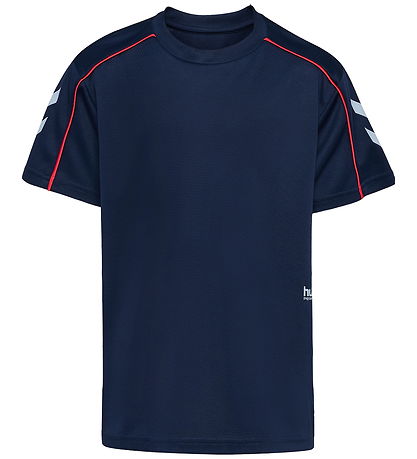Hummel T-shirt - hmlJR Performance - Dress Blues