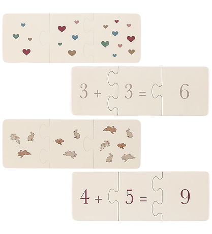 Konges Sløjd Puslespil - 27 Brikker - Puzzle Math - Multi