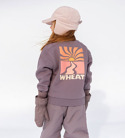 Wheat Regnluffer m. Fleece - PU - Stormy - Purple Stone Stars