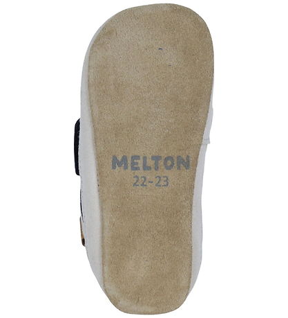 Melton Skindfutter - Noos Running Slippers - Marine