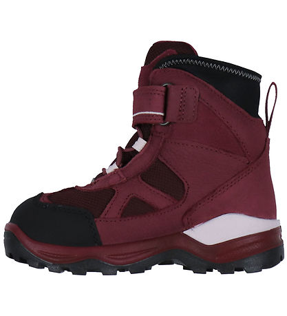Ecco Vinterstøvler - Snow Mountain - BLACK/RED PLUM/DARK RUBY