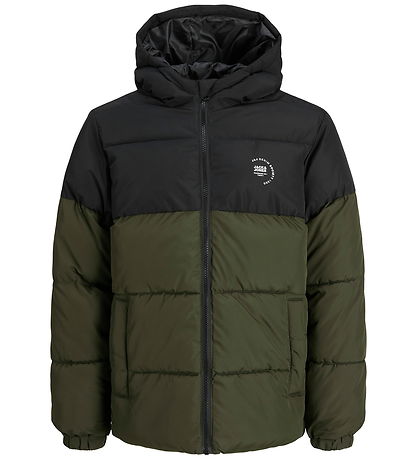 Jack & Jones Dynejakke - JjmAze - Rosin/BLOCKING WITH WHITE LOGO
