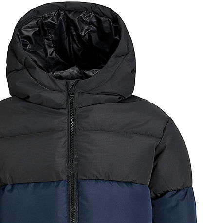 Jack & Jones Dynejakke - JjmAze - Sky Captain/BLACK BLOCKING